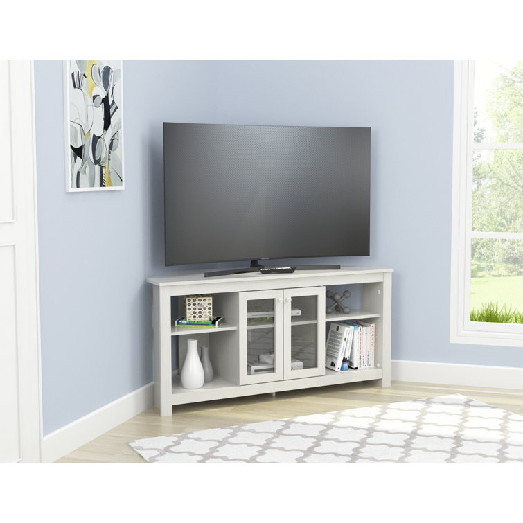 Winston Porter Wisser Corner TV Stand for TVs up to 60" & Reviews